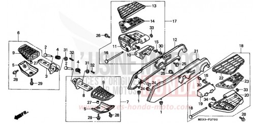 MARCHE (GL1500AP/AR/AS/AT) GL1500AP de 1993
